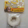 Hundeprodukte 4 &quot;-5&quot; White Puffy Donut Dog Chew